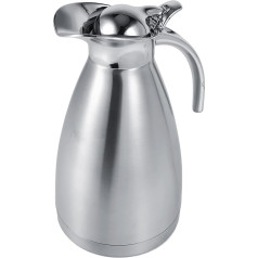Stainless Steel Double Wall Vacuum Insulated Flask 1.5L/2L with Quick Press Home Insulated Jug for Coffee, Tea, Hot Water, Ice-Cold Drinks, 1.5L