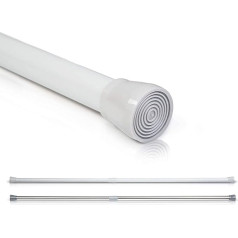 Springreen Telescopic Pole for Shower Curtains, Clothes, etc., 70-120 cm