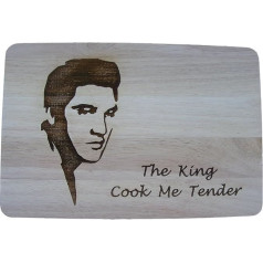 Elvis Presley Geschenkidee Holz Schneidebrett Käsebrett Tischset