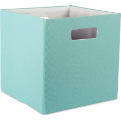 DII Poly Cube Storage Collection Hard Side Folding Solid Small Aqua