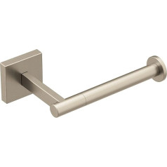 Moen Triva BP1808BN Toilet Roll Holder, Single Pole, Brushed Nickel (BN)