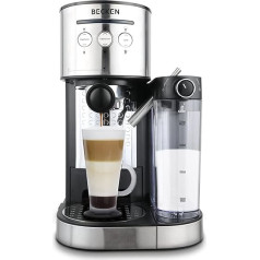 Becken Espresso Multifunction Machine, Pressure 15 Bar, Capacity 1.2 L, 1400 W, Stainless Steel Finish