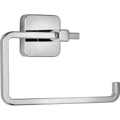 Croydex Toilet Roll Holder, Silver, One Size