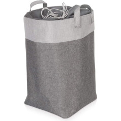 Möve Canvas Canvas Laundry Basket 30 x 50 cm, Grey