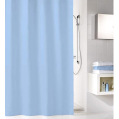 Kleine Wolke Kito Shower Curtain, 100% Polyester, Azure, 180 x 200 cm