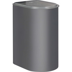 Wesco Loft Storage Jar 3 Litres Made of High-Quality Sheet Steel with Acrylic Lid in Matte Graphite Colour – Food Safe – Airtight – Ideal for Drawers