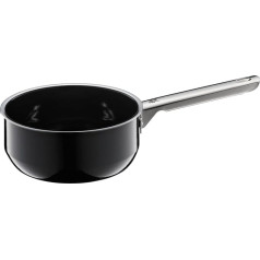 WMF Fusiontec Inspire Saucepan without Lid, 16 cm Small Pot 1.3 L, Small Cooking Pot, Pasta Pot, Induction Milk Pan, High-Tech Ceramic, Scratch-Resistant, Uncoated, Black, Made in Germany