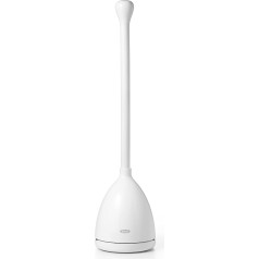 OXO Good Grips Toilet Plunger with Holder Plunger White