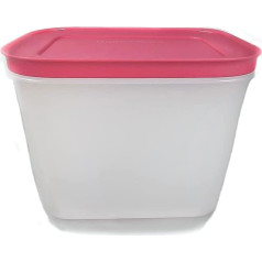 TUPPERWARE Gefrier-Behälter 1,1 L hoch weiß pink EIS-Kristall Eiskristall
