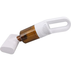 Tbest Vacuum Cleaner, Mite Vacuum Cleaner, Cordl Handheld Vacuum Cleaner Dust Mite Rver USB Rechargeable for Car and Pet Supplies Vacuum Cleaner (White)