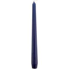 Papstar 17965 50 Leuchterkerzen Ø 2.2 x 25 cm, dunkelblau
