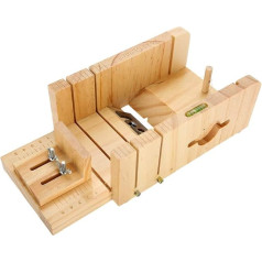 Multifunctional Wooden Soap Bamboo Cutter Loaf Cutter with Balancing Device - Soap Finishing Handmade Tools