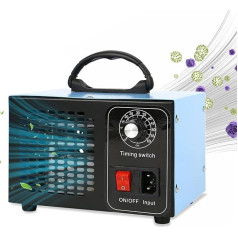 Ozone Generator 38000 mg/h, Ozone Device with 60 Minute Timer, Ozoniser Industrial, O3 Ozone Air Purifier up to 300 ㎡ Odour Killer for Car/Home/Smoke/Pet Odours/Kitchen Odours