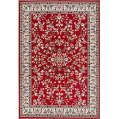 andiamo Oriental Rug Living Room Rug Oriental Decoration Rug Bedroom Easy Care with Timeless Oriental Pattern 120 x 170 cm Red