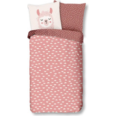 Aminata Kids children's cotton bed linen, with a zip, 135 cm x 200 cm