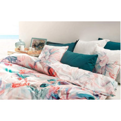L1NK STUDIO Bed Linen 240 x 220 cm - Duvet Cover 100% Cotton (Percale 200 Threads) for Bed 135/150 cm Digital Print Oceanum Multicoloured