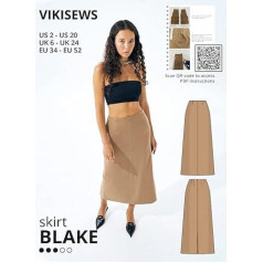 Vikisews Blake Rock Sewing Pattern - Sizes: US 2-20
