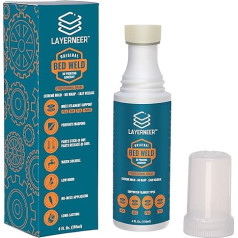 Layerneer Bed Weld Original 3D Printer Adhesive, Strong Hold Reduces Warping for ABS, PLA, and PETG Filament on Heated Building Plates, 118g