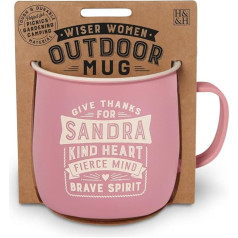 History & Heraldry Personalised Outdoor Mug (Sandra)