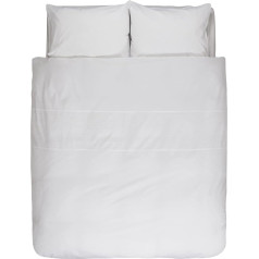 ESSENZA Premium Bettwäsche Yasmin Weiß Stickereien Verzierungen Perkal, Größe:135 cm x 200 cm, 401079-100DE-001, White