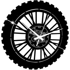 Instant Karma Clocks Vinyl Wall Clock Motorcycle Racing Motorcycle Driving