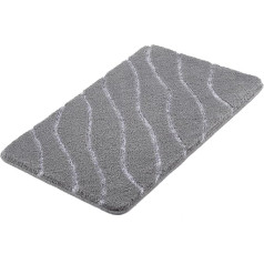 Kleine Wolke Tram Bath Mat 70 x 120 cm Anthracite