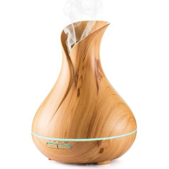 Apore Aroma Diffuser, 550 ml Fragrance Atomiser, Essential Oil Diffuser, Humidifier for Aromatherapy, Adjustable Mist Output, 7 Colour Levels (550 ml)