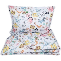 Baby's Comfort Duvet Cover 135 x 100 cm + Pillowcase 40 x 60 cm Ocean