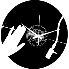 Instant Karma Clocks Vinyl Wall Clock Dance Club DJ Wall Art Party Music Dance Studio Gift