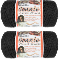 Bonnie 4mm Macrame Cord - 91m Length (Pack of 2)