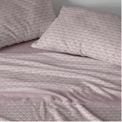 Burrito Blanco Coralina Bed Linen for 120 cm Beds (+ Sizes Available) | Winter Bed Sheet | Design 767 | Garnet (120 x 190/200 cm)