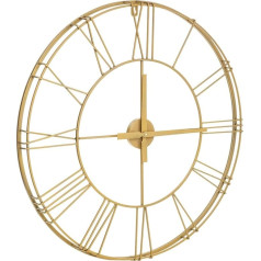 Atmosphera Giant Clock Silence Metal Gold Diameter 70 cm
