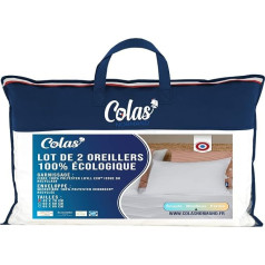 COLAS NORMAND Ecologically Responsible Cushion 45 x 70 cm Recycled Bottle Filling Microfibre Soft and Silky Careful Finish