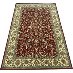 Herati Red Oriental Rug Hand Tufted 100% Wool Handmade Brown Beige 200 x 300 cm