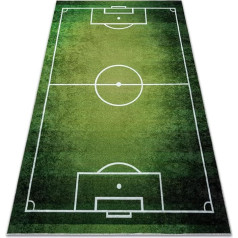 rugsx Junior 51307.803 Children's Rug Football Field Non-Slip 80 x 150 cm Green