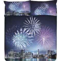 Gabel Planet Stardust Full Double Duvet Cover 100% Cotton, multicoloured, Size 250 x 205 x 1