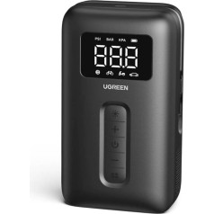 Gaisa kompresors 150PSI 10bar ar akumulatoru un LED lukturīti melns
