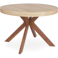 Menzzo Myriade Extendable Wooden Metal Table One Size
