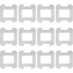 ‎Yuanyuu YUANYUU Pack of 12 Cleaning Pads for Ecovacs Winbot W1/W1 Pro, Cleaning Cloth Replacement Parts, Microfibre Mop Washable, for Window Vacuum Cleaners, Wipes Reusable