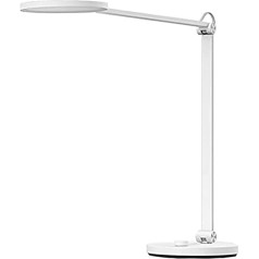 Xiaomi Mi Smart LED Desk Lamp Pro Desk Lamp with iOS/Android App Connection (Dimmable, Light Cold Selectable, 14 Watt, up to 700 Lumen, 2500-4800 Kelvin, Supports Voice Assistants) White 65