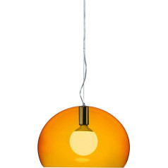 Kartell Small Fl/Y, Suspension Lamp, Orangefalben