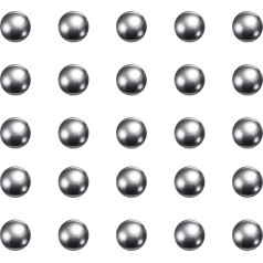 QUARKZMAN Precision Balls 4 mm Diameter 440C Stainless Steel G25 for Bearings Pack of 120