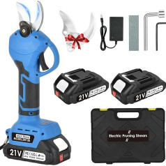 Professional Electric Secateurs, Battery Lopper, Max 30 mm Cutting Diameter Garden Shears Electric with 2 x 2000 mAh Batteries Loppers