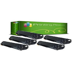 Printing Pleasure 2 Toner kompatibel zu CE285A 85A für HP Laserjet Pro P1102 P1102W M1210 M1212 M1212NF M1213NF M1217NFW M1130 M1132 M1132MFP M1134 M1136 M1136MFP P1100 - Schwarz, hohe Kapazität