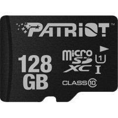 Patriot lx sērijas microsdhc 128gb class 10 uhs-i