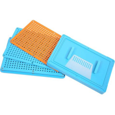 Zwinner Capsule Filling Machine, 400 Hole Capsule Filler, Empty Capsule Plates, Capsule Powder Filling Plate with Powder Press Plate, Capsule Holding Tray for Use in Hospital Clinic Laboratory