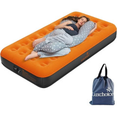Luxchoice Air Mattress, Self-Inflating, Inflatable Mattress with Portable Pump, Air Bed, 1 Person Guest Bed for Camping, Travel, Hiking, Indoor
