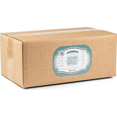 12 kg Transparent Glycerine Soap Base for Soap Casting, Glycerin Soap, Raw Soap for Pouring, SLS Free, 100% Vegan
