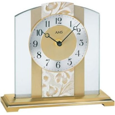 AMS Modern Table Clock with Quartz Movement, Battery Operated - Modern Style 1123