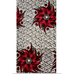 MAYNOWAX Fat Quarter Fabric, African Wax, 100% Cotton, 2 Yards, 1.80 x 1.20 cm